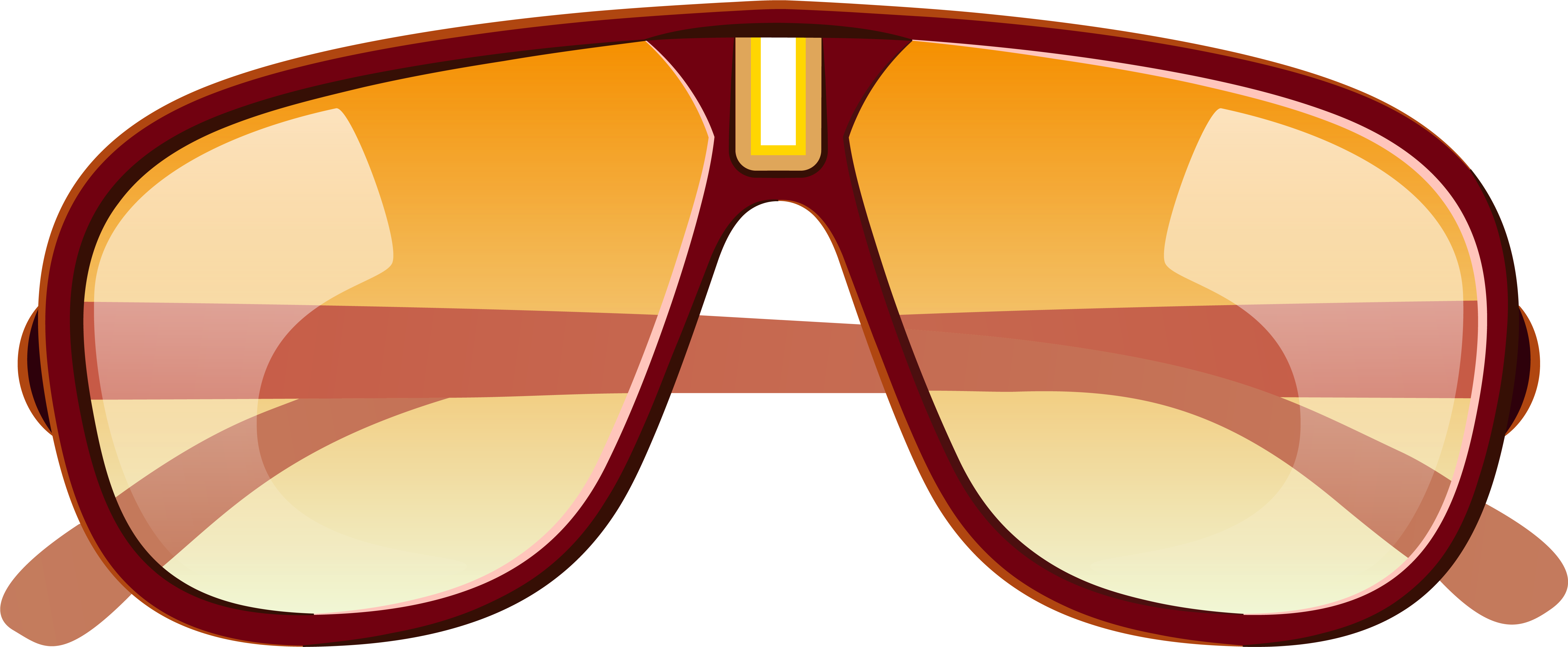 Sun Glass Clipart Png Stock Large Sunglasses Png Clipart - Sunglasses Transparent Png (6052x2497), Png Download