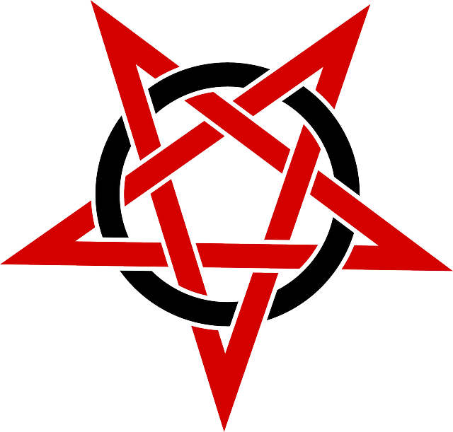 Pentagram, Rouge, Spot, Symbol, Pentalpha, Pentangle - Pentagram Png Clipart (640x611), Png Download
