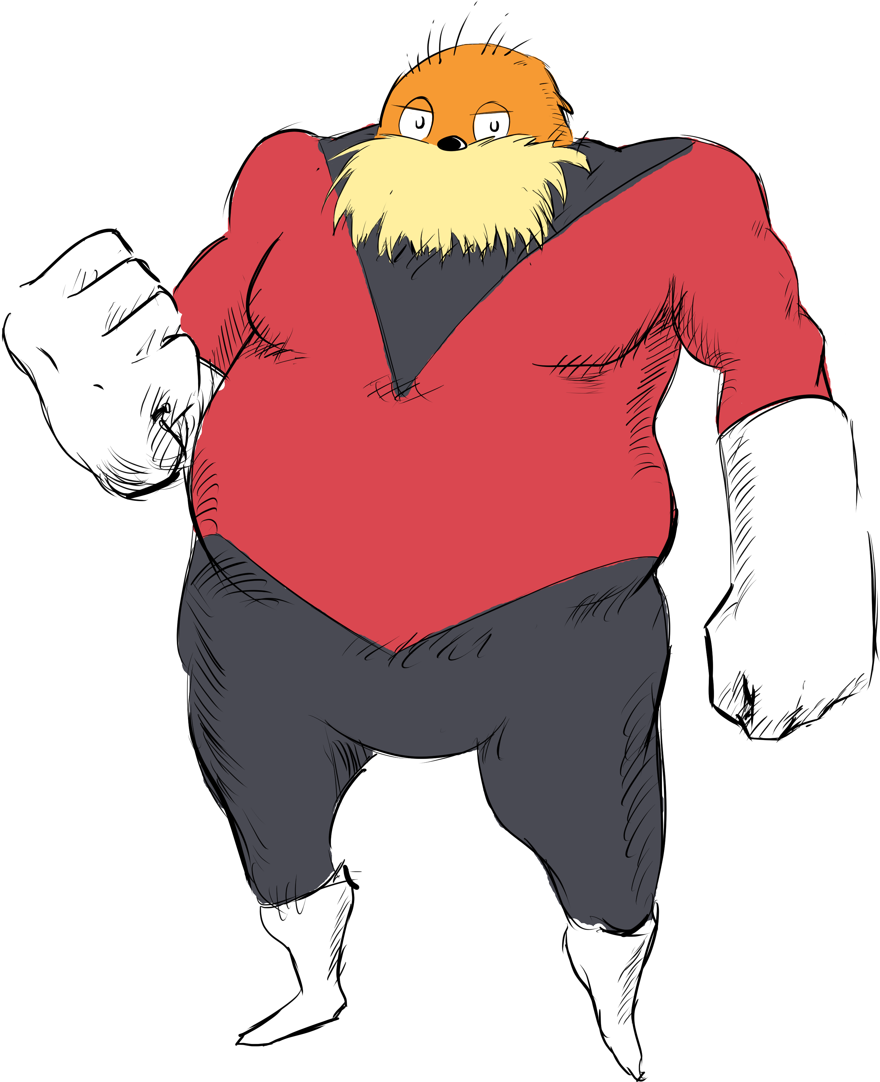 Dbz God Of Destruction Lorax Clipart (2842x3493), Png Download