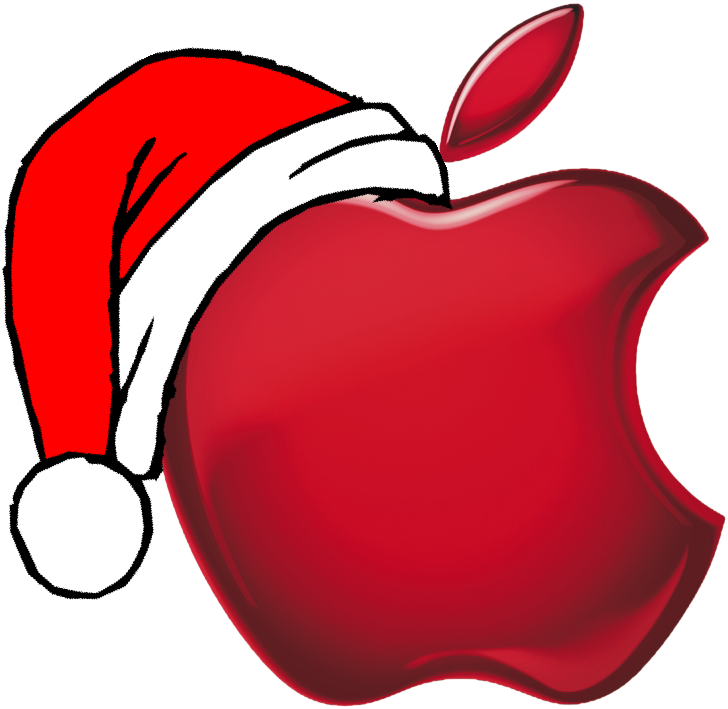 Of Macs N Min - Christmas Apple Clipart (820x720), Png Download