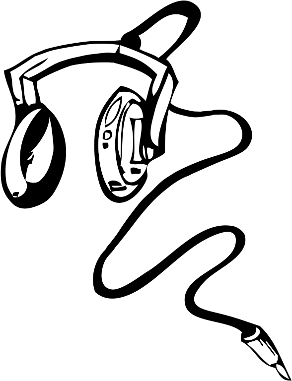 Clipart Png File Tag List, Clip Arts Svg File - Vector Dj Headphones Png Transparent Png (637x900), Png Download