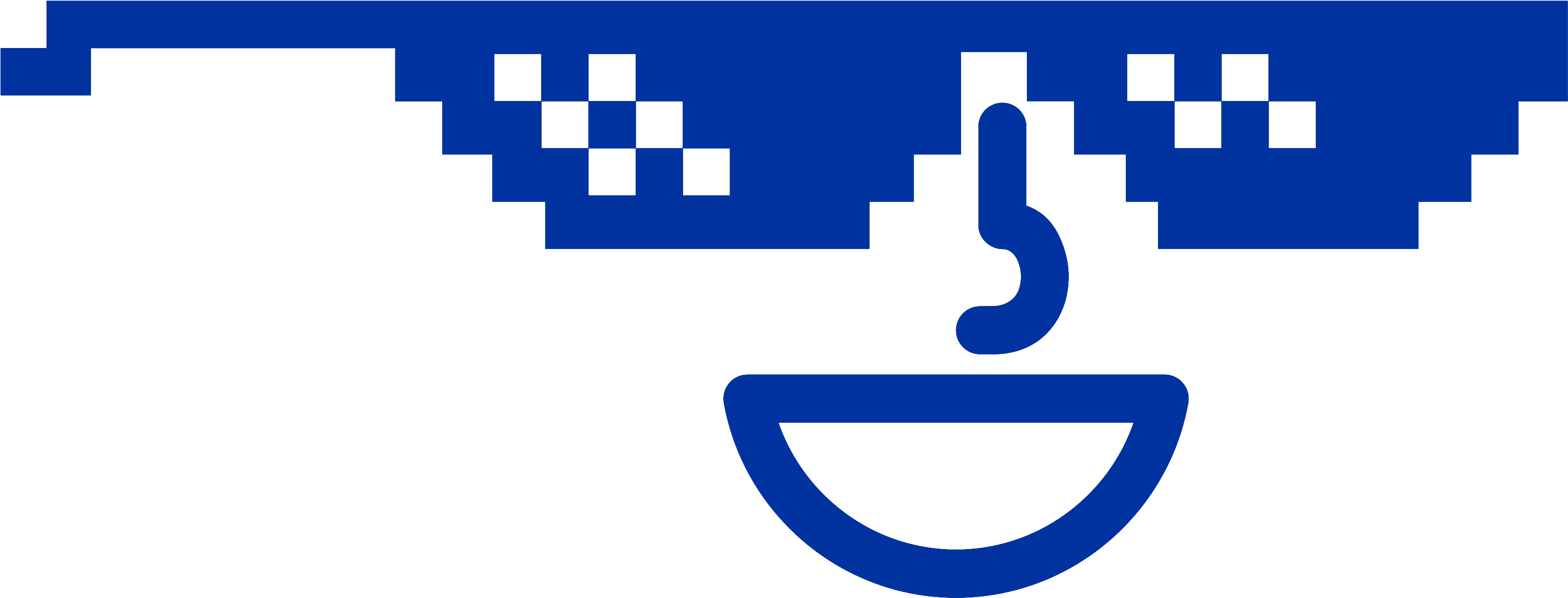 T Shirt Thug Life Sunglasses - Meme Glasses Png Transparent Clipart (3600x3600), Png Download