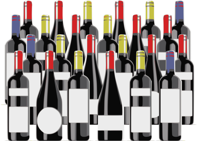 Beer Bottle,alcohol,glass Bottle - Liquor Clipart (750x750), Png Download