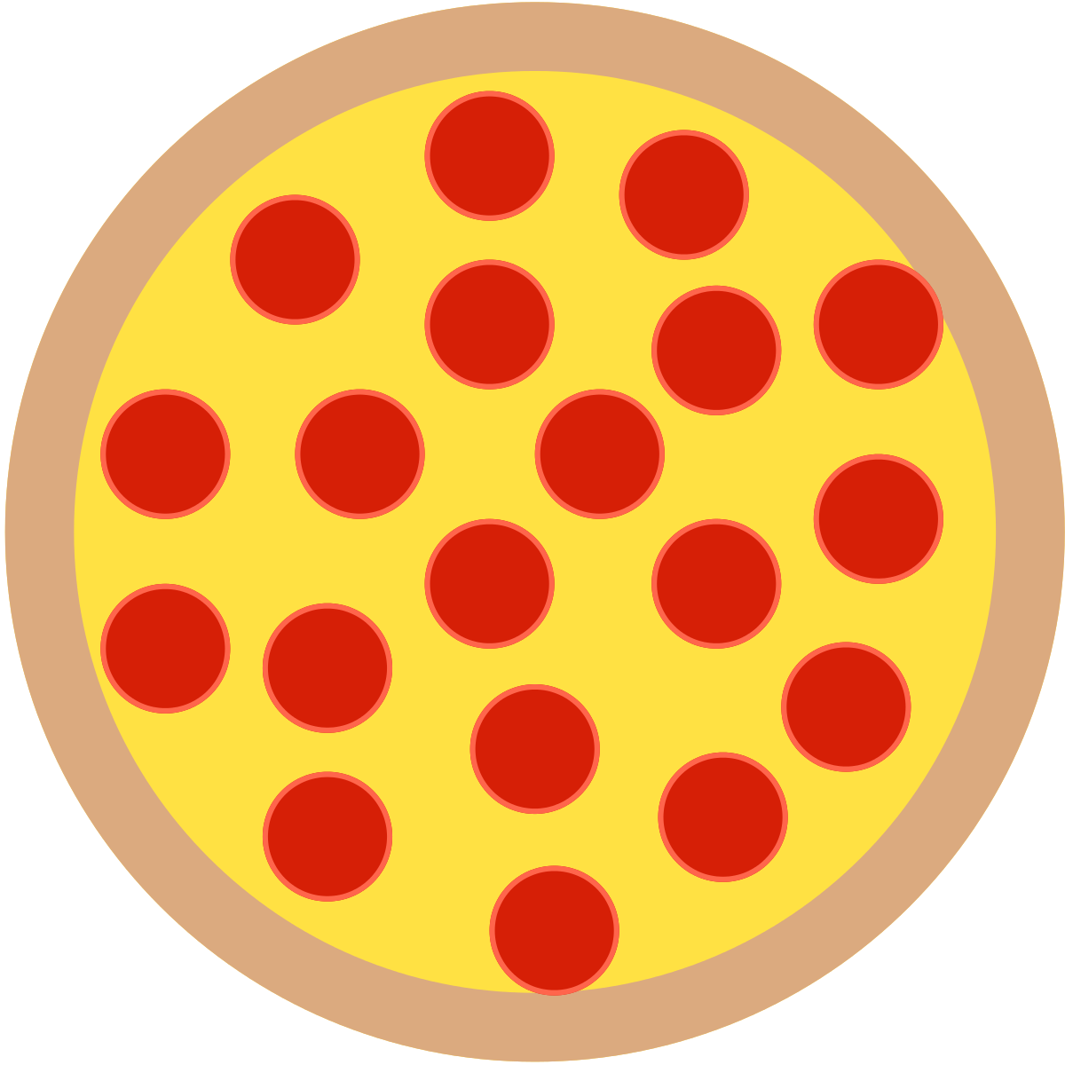 Day Challenge Brilliant Circle Pizza Clipart Png Download Full Size Clipart (5228882