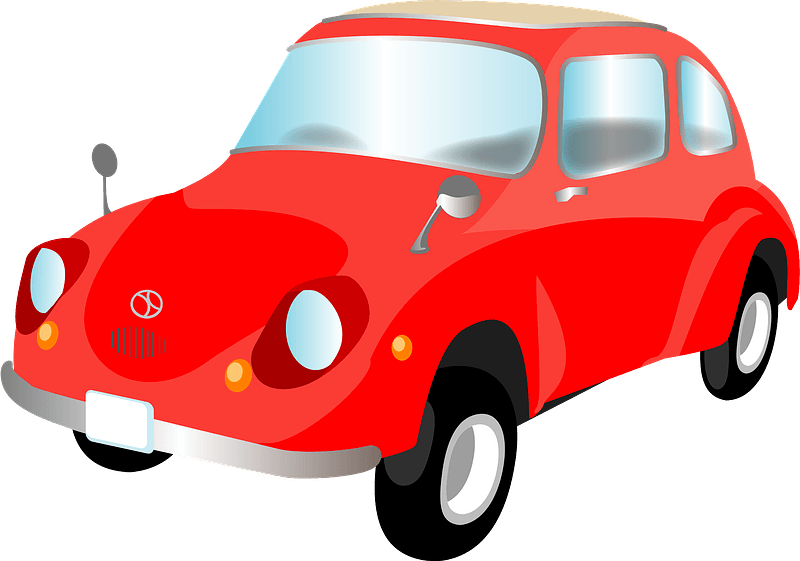 Subaru 360 Car Clipart - City Car - Png Download (800x561), Png Download
