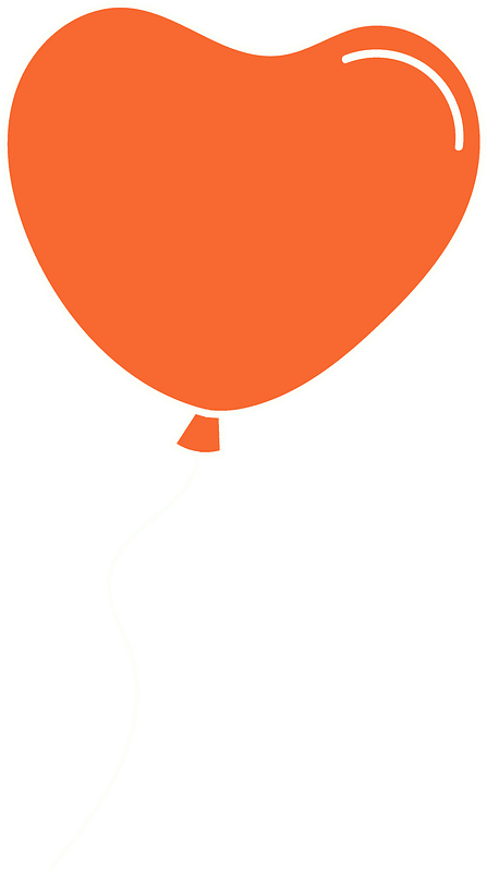 Red Balloon Clipart - Png Download (447x800), Png Download