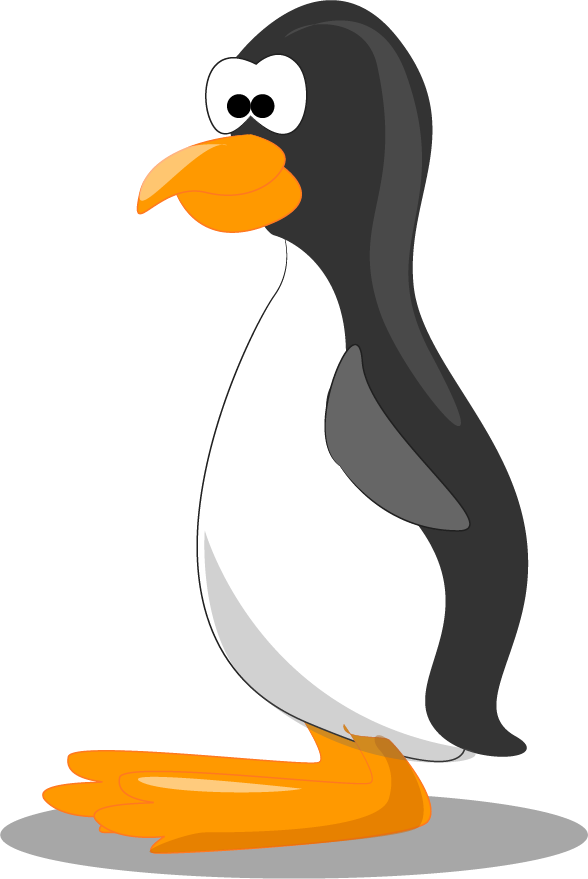 Am Little Penguin Poem Clipart (588x879), Png Download