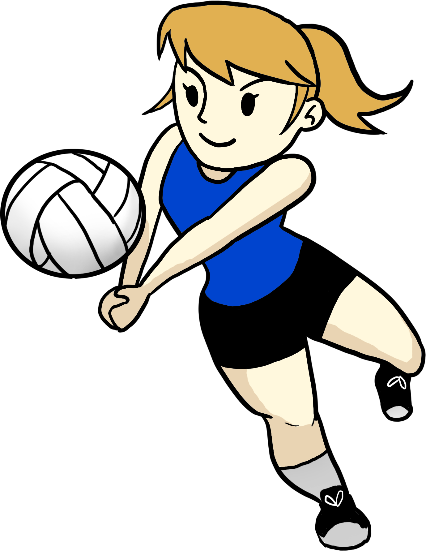 Clipart Library Download Png Clip Art Clipartsgramcom - Volleyball Player Clipart Transparent Png (1378x1781), Png Download
