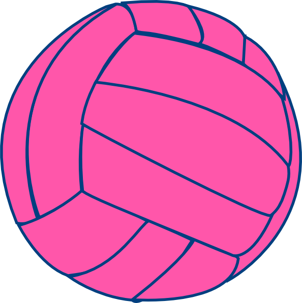 Heart Shaped Volleyball Clipart Banner Freeuse Library - Clipart Netball - Png Download (594x597), Png Download
