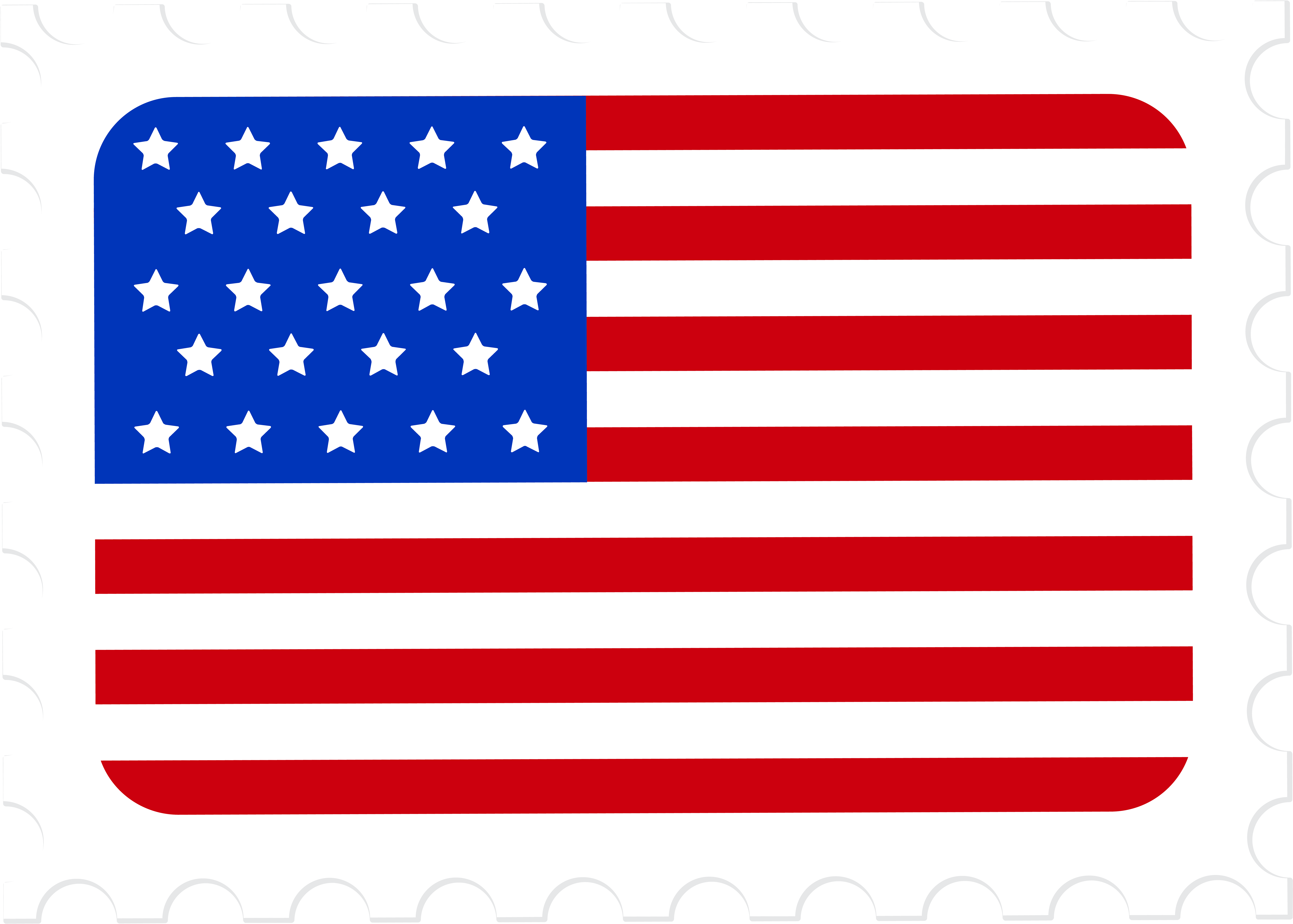 Us Flag With Crown Free Clipart Png Clip Art Freeuse - 43 State Us Flag Transparent Png (8000x5733), Png Download