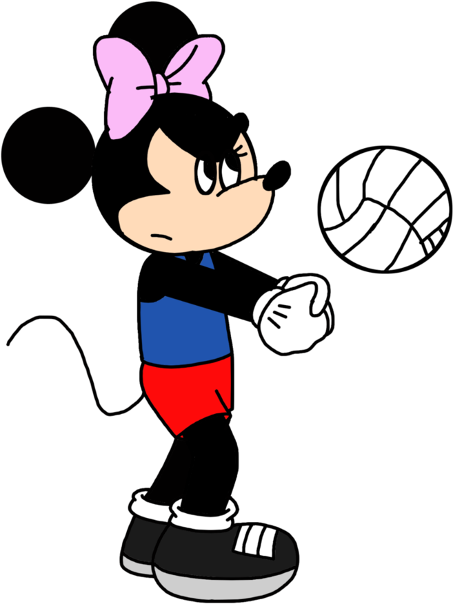 Transparent Volleyball Player Clipart - Free Clipart Disney Volleyball - Png Download (657x877), Png Download