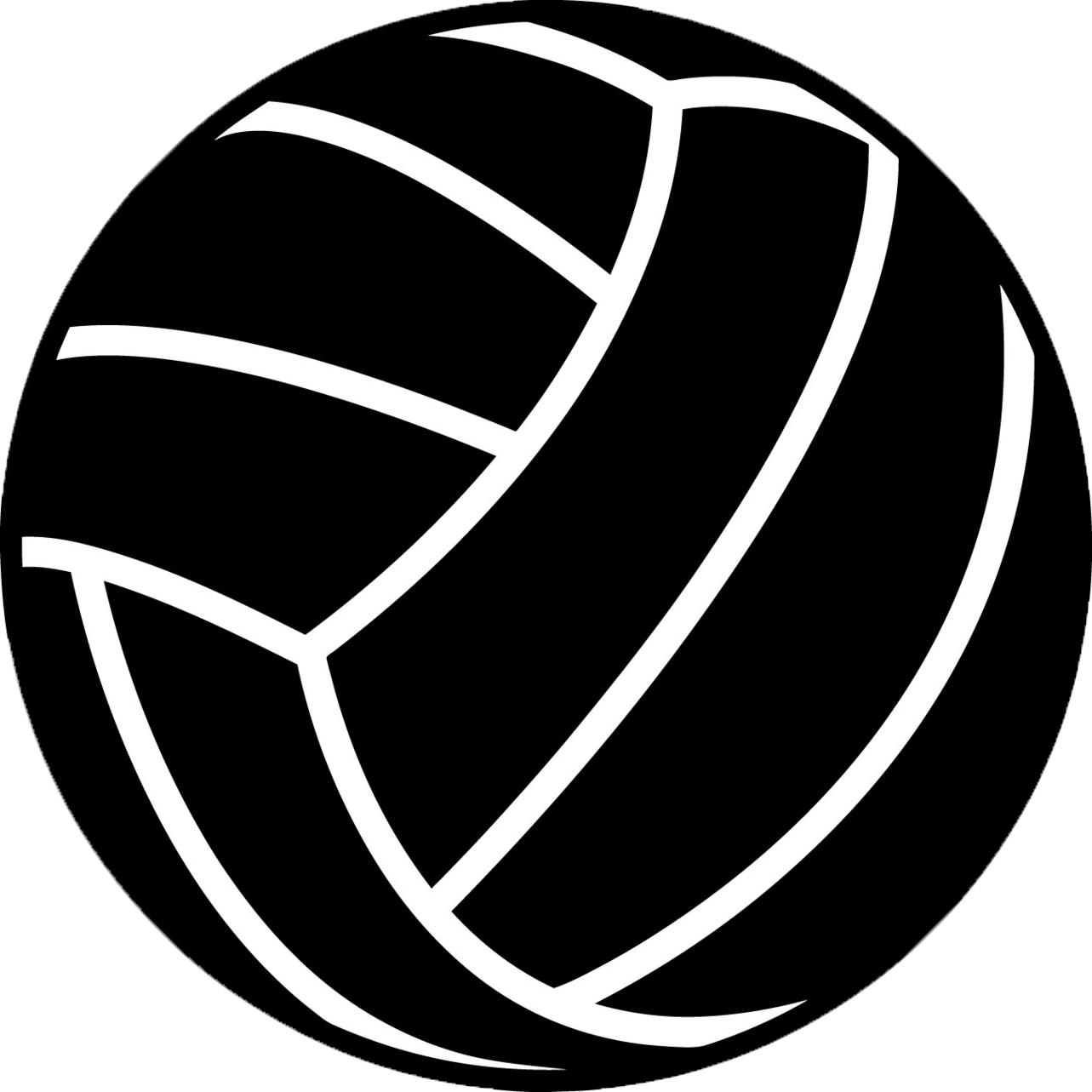 Volleyball Png Clipart - Color Volleyball Logo Design Transparent Png (1283x1283), Png Download