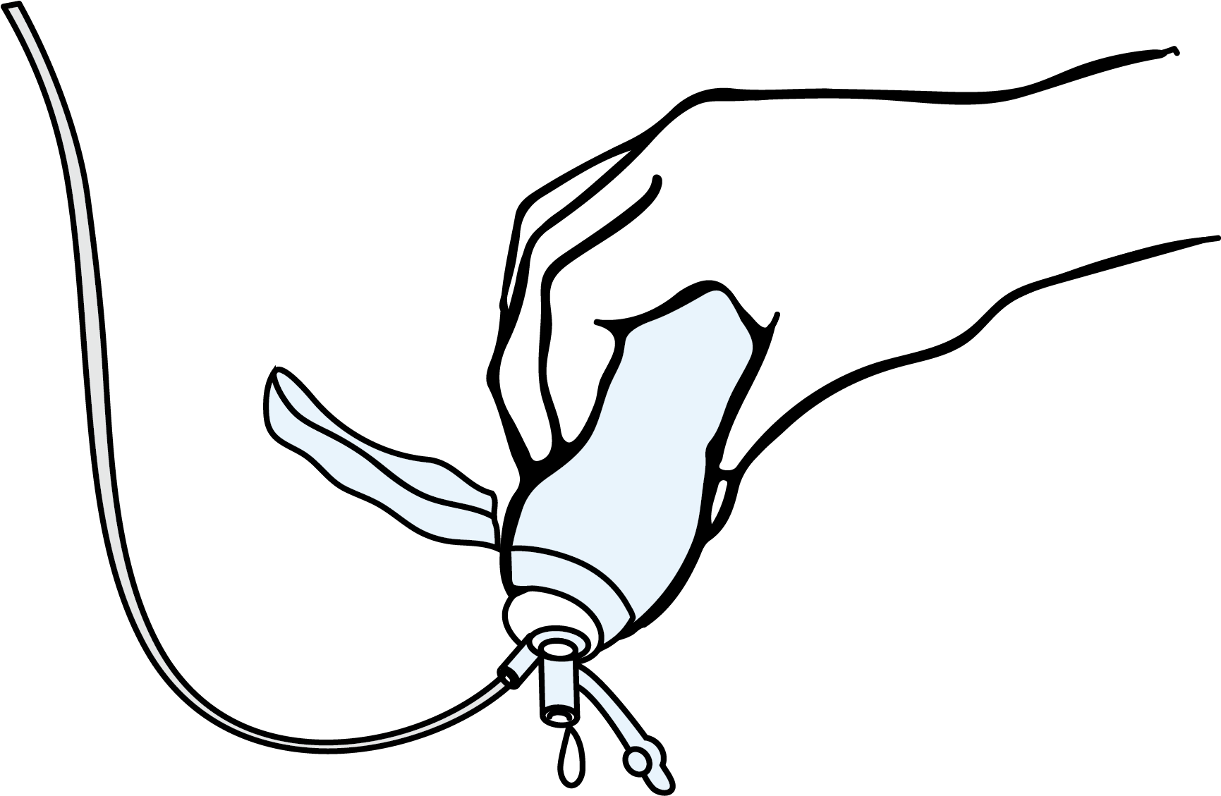 Drain-care - Line Art Clipart (1875x1290), Png Download
