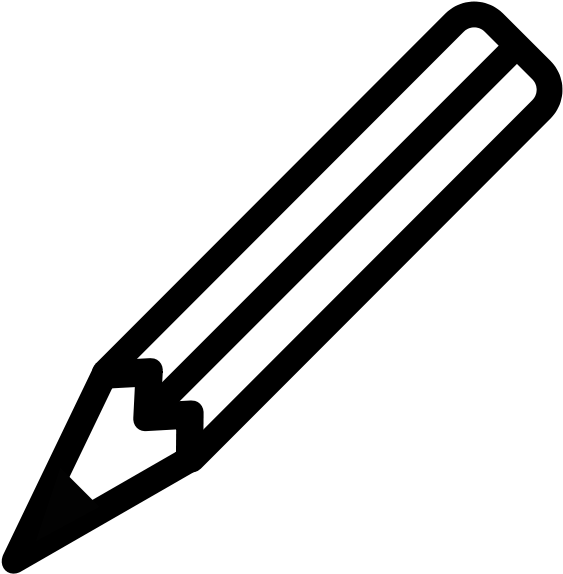 Crayon Clip Art Download - Pencil Png Black And White Transparent Png (800x800), Png Download