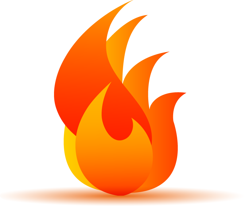 Fire Flame Digestion Clip Art - Flame Vector Transparent - Png Download (798x688), Png Download