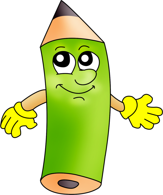 Escolares Imagenes De Materia Español Animadas Clipart (669x800), Png Download