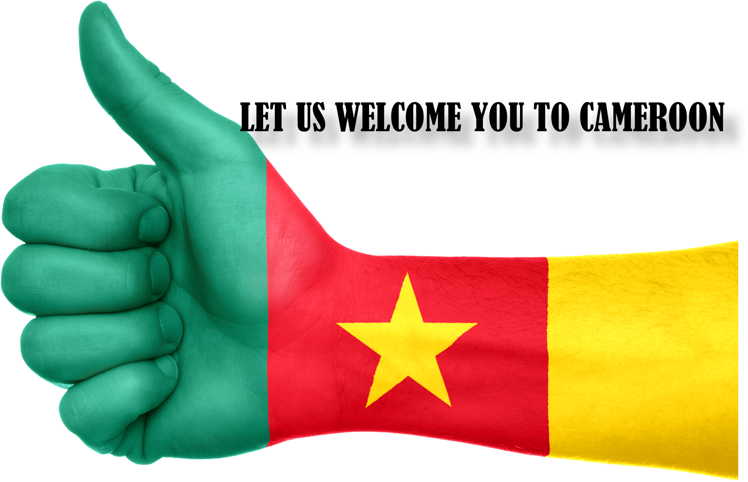 Cameroon Flag Png Transparent Images - Bangladesh Flag Cartoon Png Clipart (1588x988), Png Download