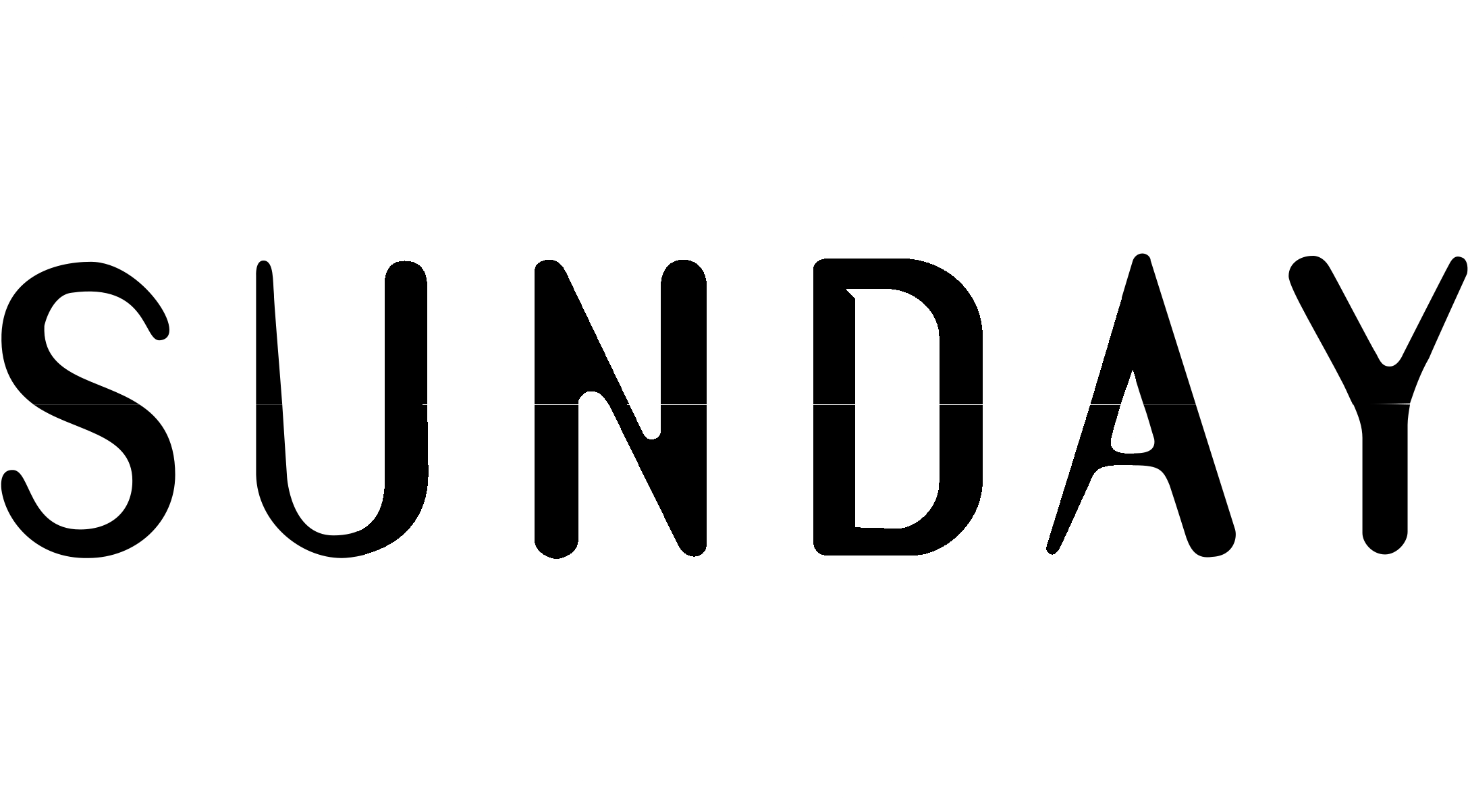 Transparent Palm Sunday Clipart Black And White - Calligraphy - Png Download (2175x1203), Png Download