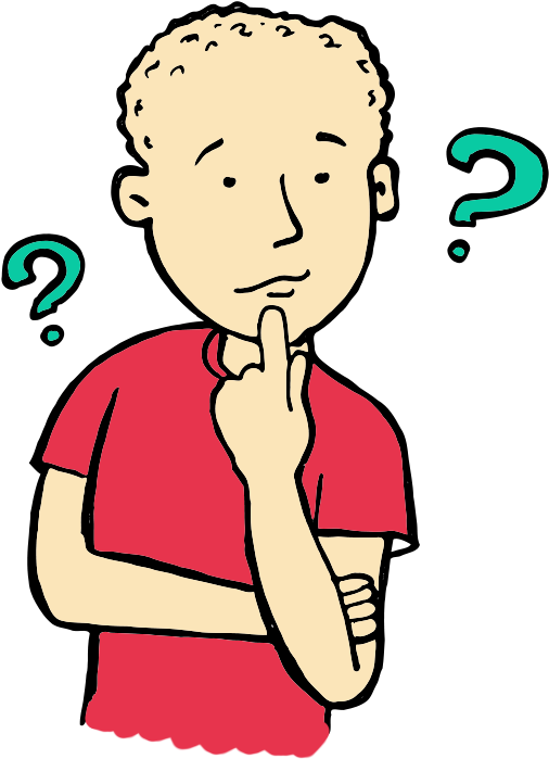 Gente Pensando Png - Thinking Clipart Transparent Png (506x699), Png Download