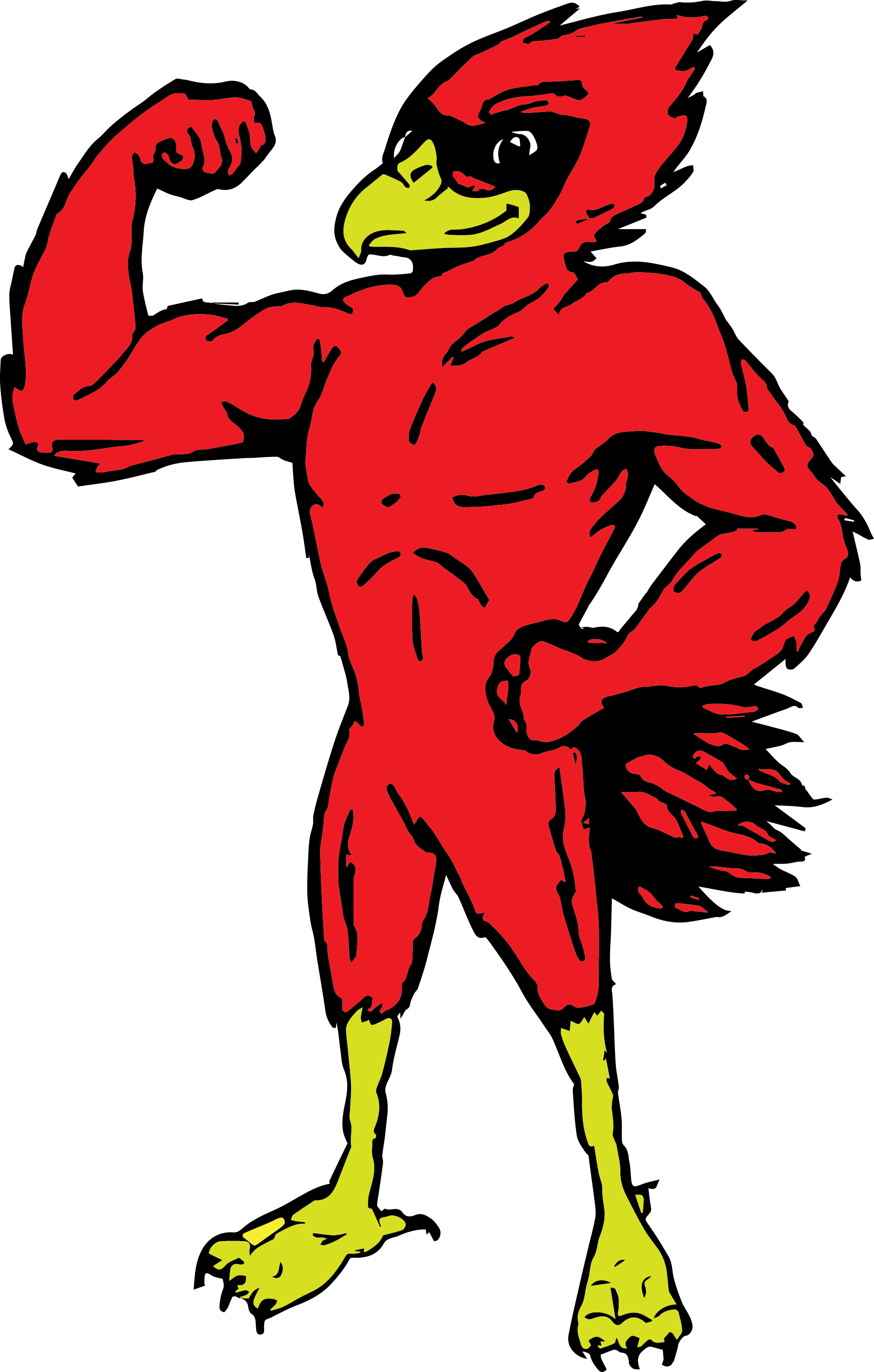 Download Michigan Lutheran Seminary Jpg Freeuse Stock - Muscular Cardinal Clipart (1896x2976), Png Download