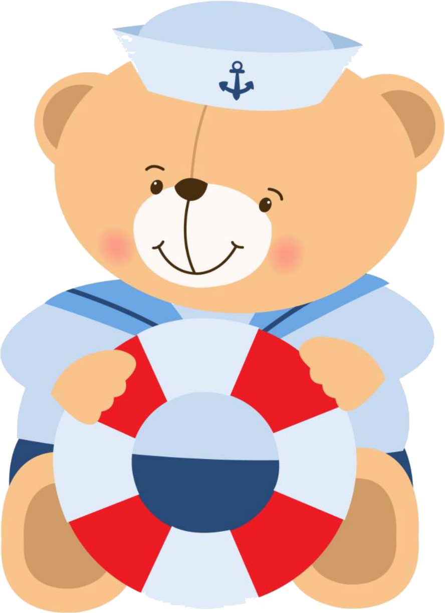 Sailor Clipart Baby Shower - Sailor Bear - Png Download (1280x1240), Png Download