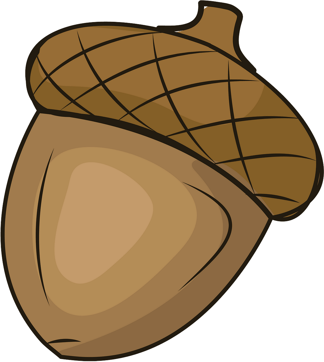 Free Download Creazilla - Acorn Clipart - Png Download (640x640), Png Download