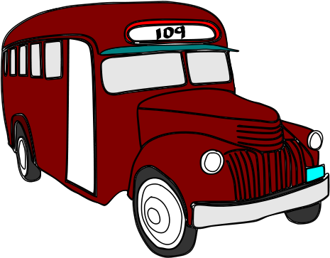 Bus Clipart, Vector Clip Art Online, Royalty Free Design - Clip Art - Png Download (637x900), Png Download