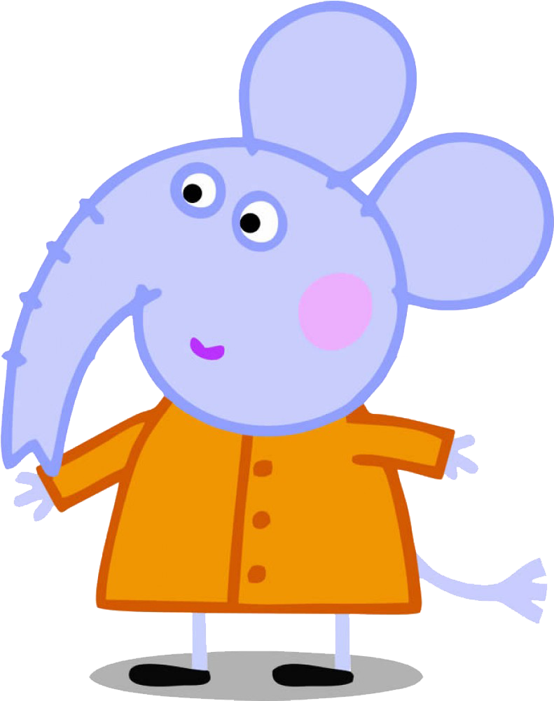 Family Clipart Pig - Peppa Pig Friends Png Transparent Png (791x1001), Png Download