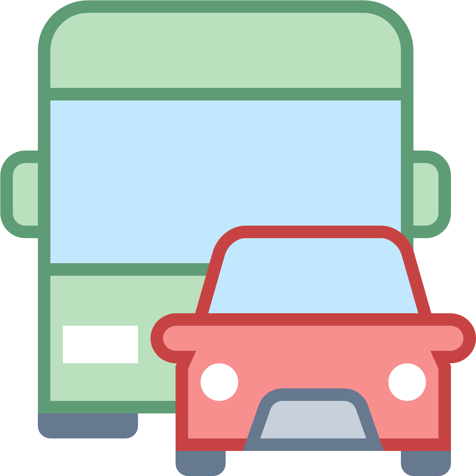 Download Transparent Bus Front Png - Transportation Clipart (#5230381