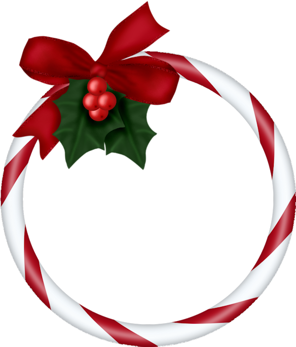 Christmas Bulbs, Christmas Decorations, Christmas Time, - Circle Christmas Frame Png Clipart (584x684), Png Download