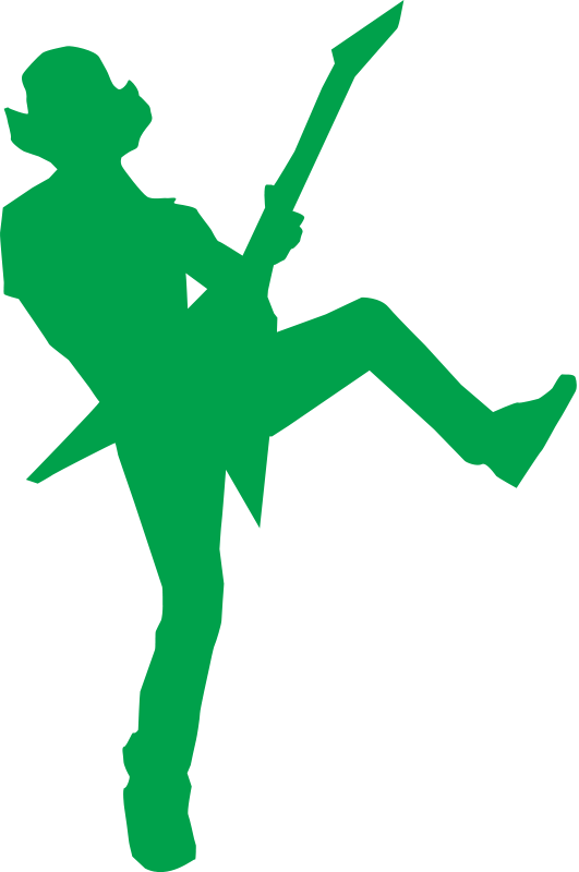 Aero Guitar Ex - Guitar Hero Clipart - Png Download (531x800), Png Download