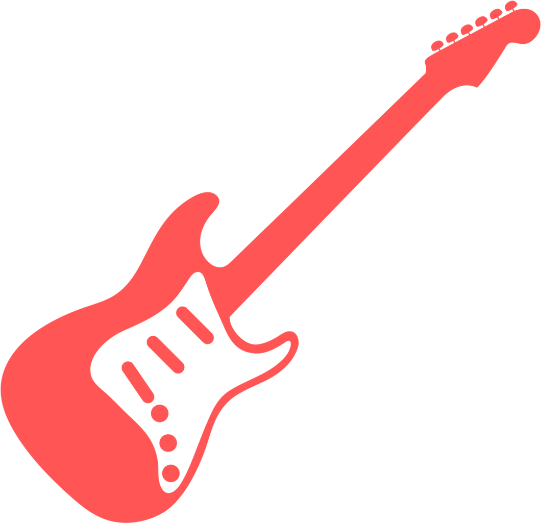 Transparent Electric Guitars Clipart - Electric Guitar Icon Png (1060x1025), Png Download