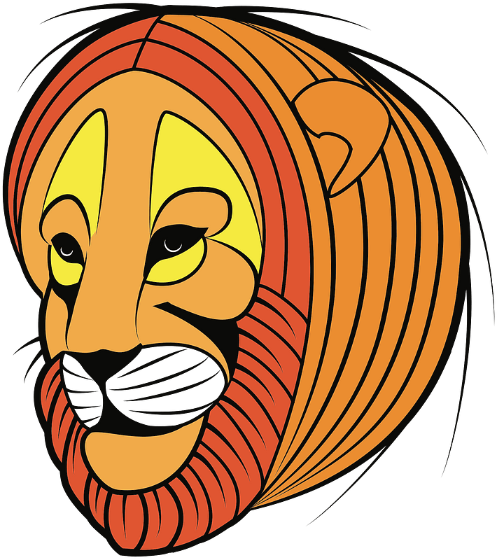 Lion Head Clipart - Png Download (710x800), Png Download