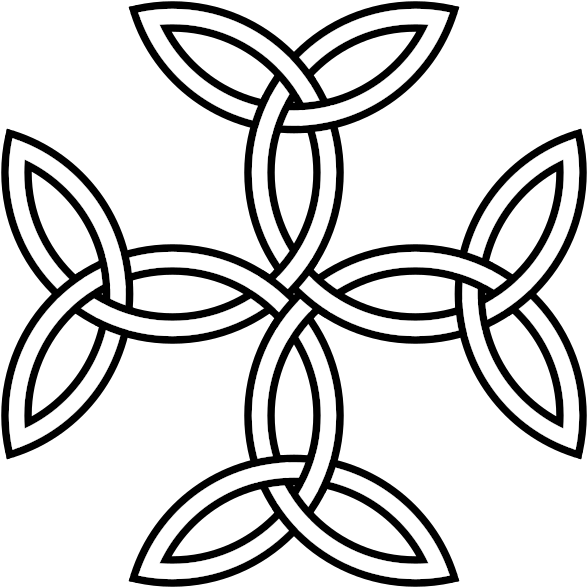 Carolingian Cross Clipart (600x600), Png Download