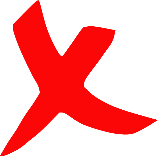 Free Red X Mark Transparent Background Download Free Symbol Transparent Background Red Cross Clipart Full Size Clipart Pinclipart