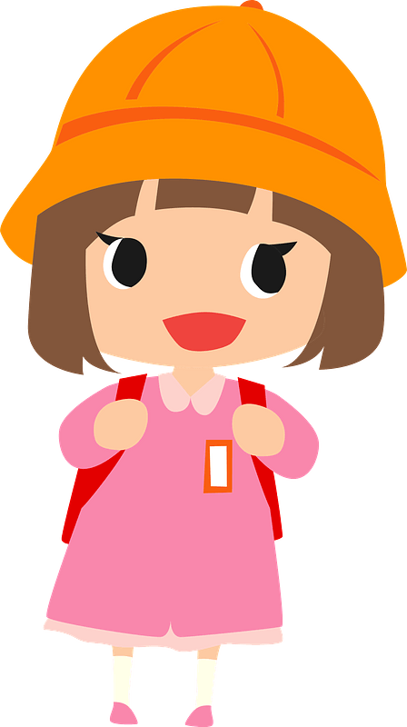 Schoolgirl Child Clipart - Png Download (448x800), Png Download