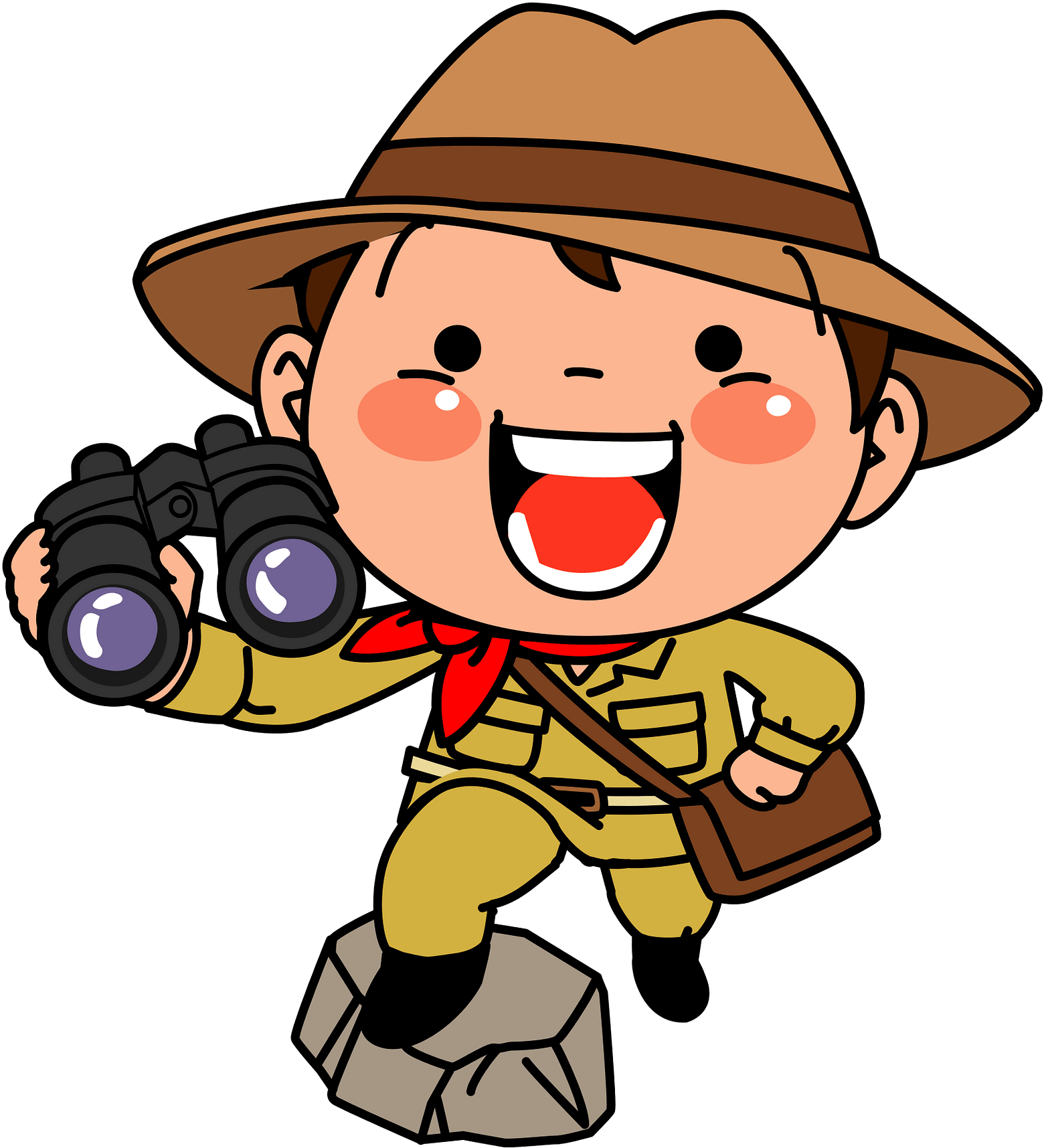 Explorer Boy Child Clipart - Explorer Clipart Png Transparent Png (735x800), Png Download