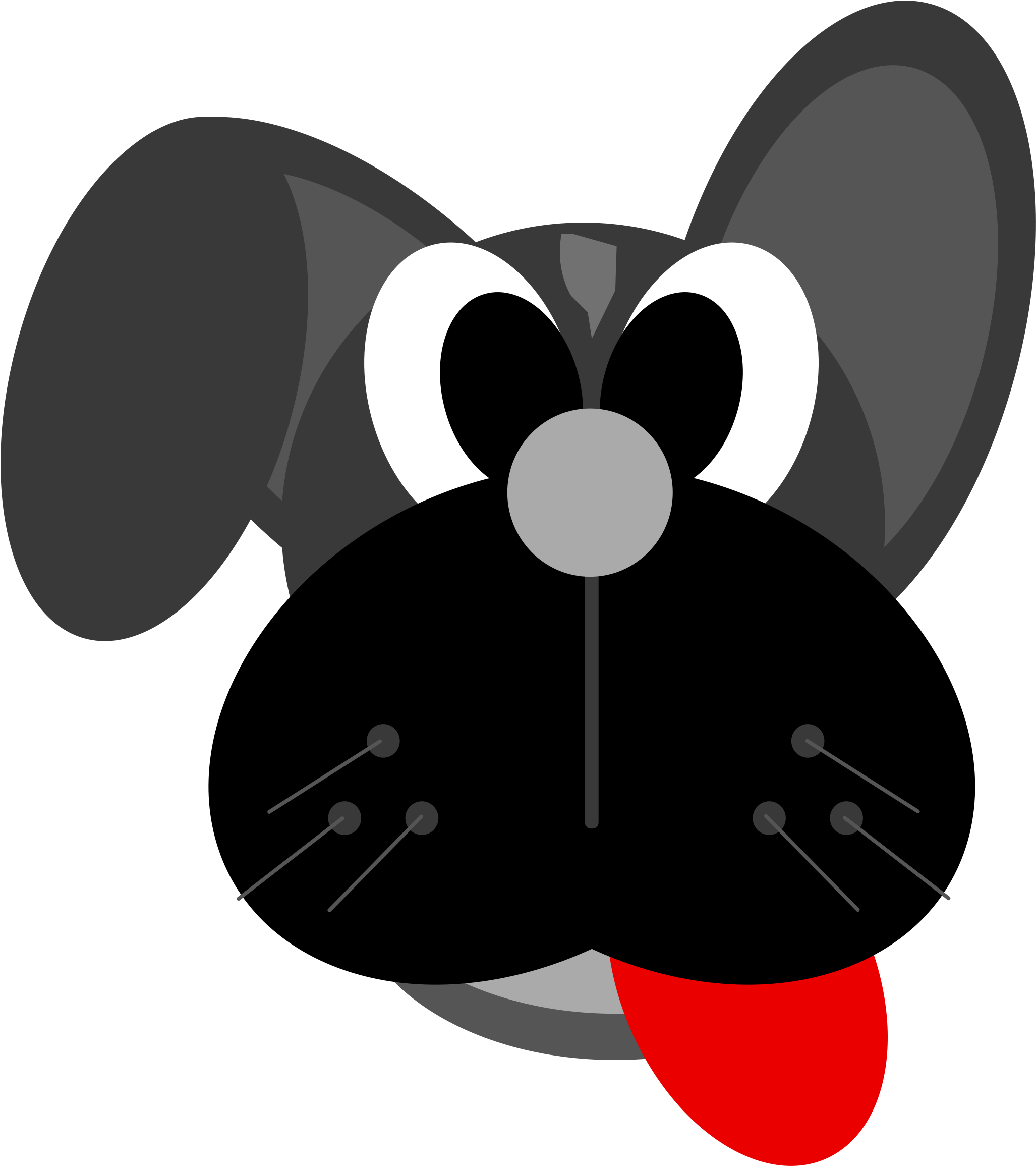Dog Cartoon Vector Clipart Image - Dog - Png Download (2133x2400), Png Download