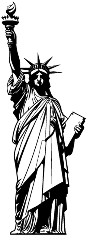 Statue Of Liberty Monument Clip Art - Clip Art Statue Of Liberty - Png Download (800x800), Png Download