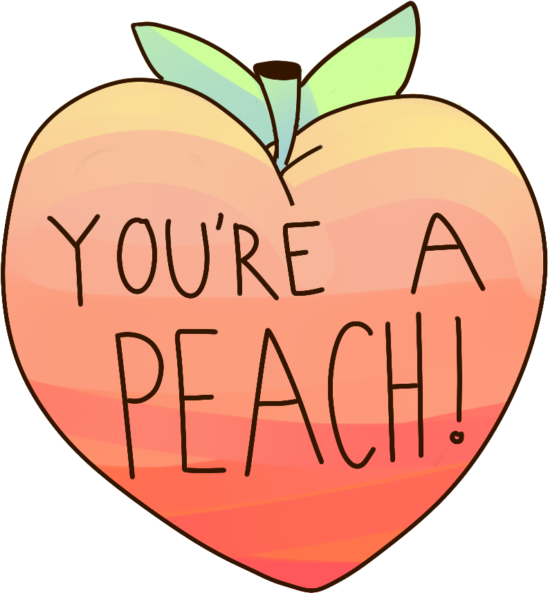 Peach Clipart Aesthetic - Opel - Png Download (1063x1111), Png Download
