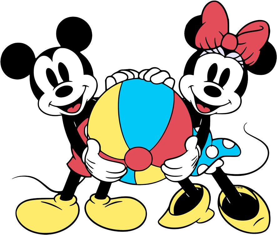 Mickey And Friends Minnie Clipart (893x756), Png Download