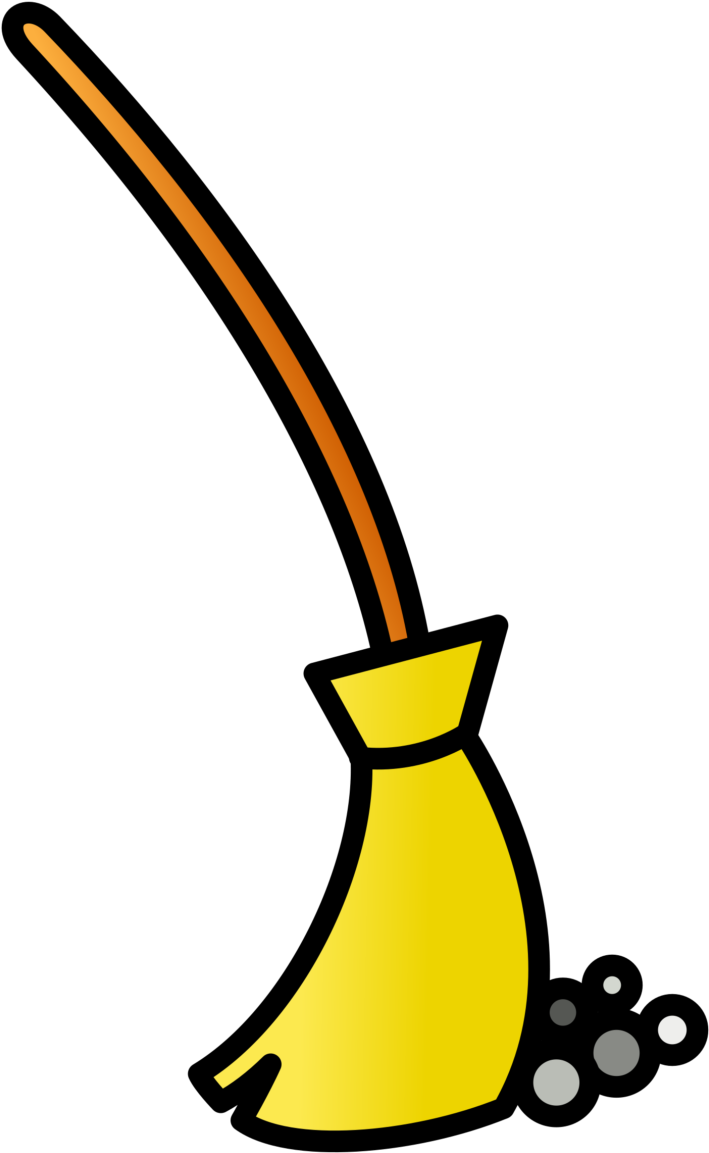 Broom Cleaning Clip Art - Clipart Broom Transparent Background - Png Download (768x1212), Png Download