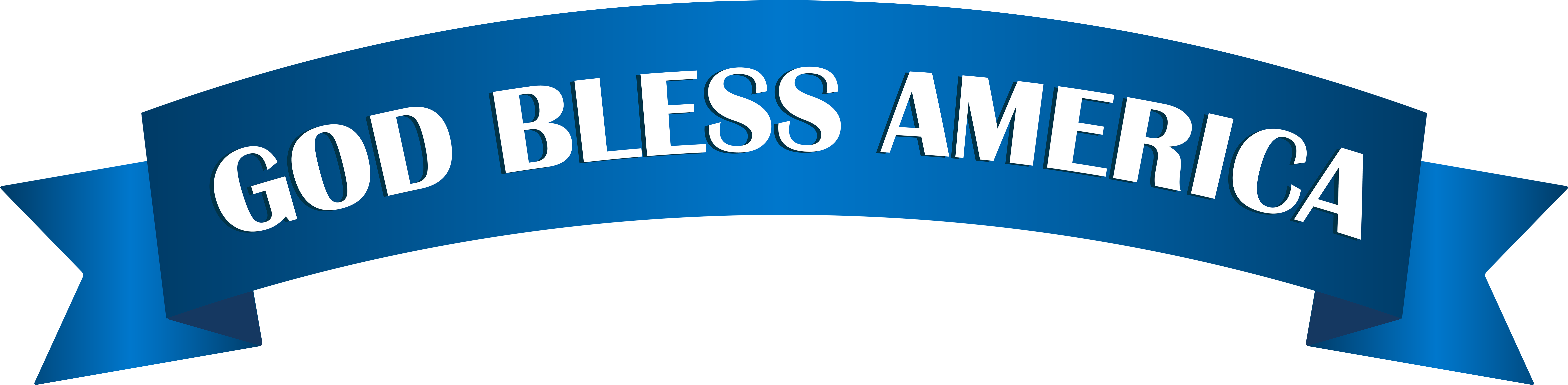 Clipart God Bless America - Png Download (8000x2016), Png Download