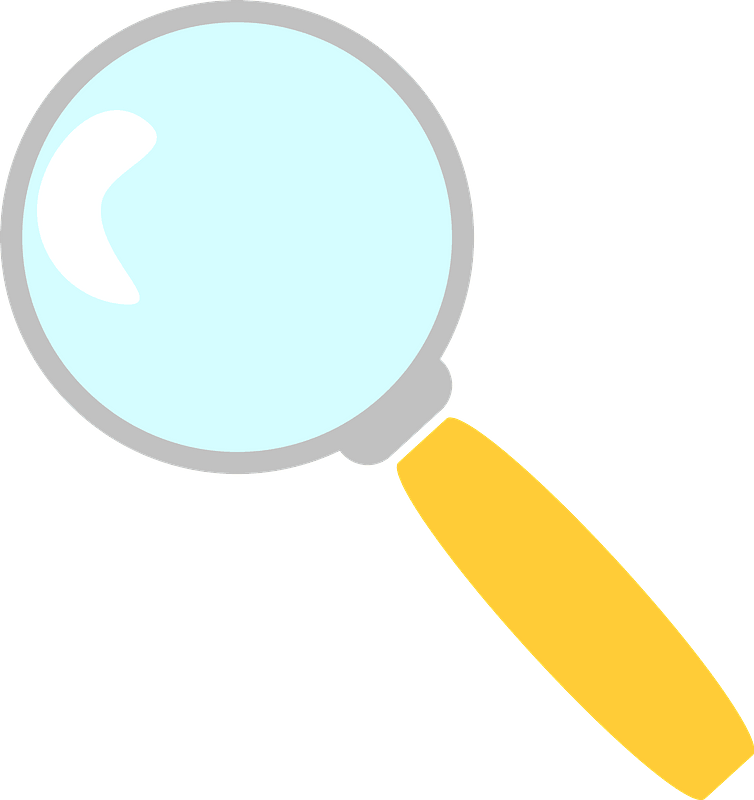 Magnifying Glass Clipart - Circle - Png Download (754x800), Png Download
