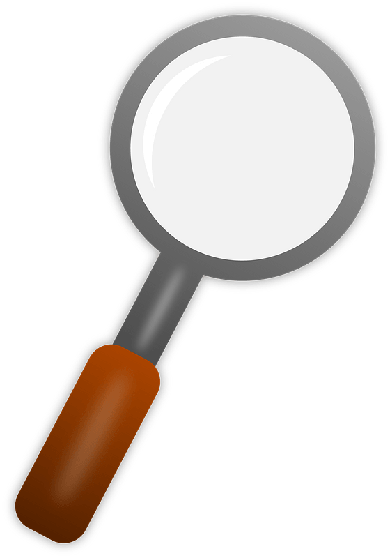 Magnifying Glass Clipart - Magnifying Glass Clipart Transparent - Png Download (560x800), Png Download