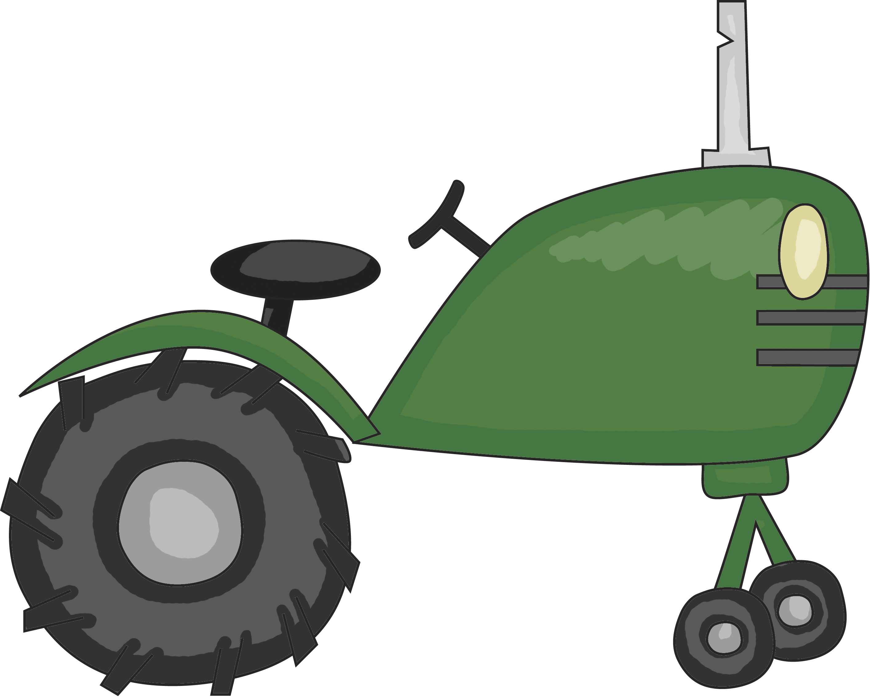 Tractor Png Photo - Farmer On Tractor Png Clipart (2829x2267), Png Download