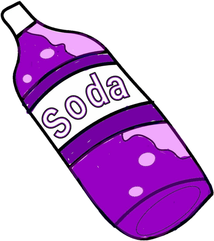 Grape Clipart Grape Soda - Grape Soda Clipart - Png Download (838x954), Png Download