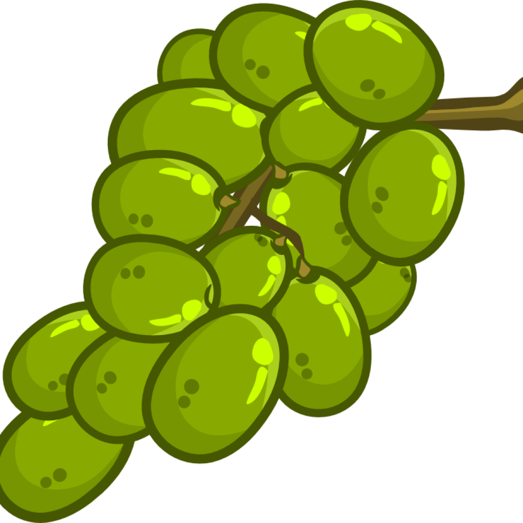 Grapes New Year Hatenylo - Green Grapes Clipart - Png Download (1024x1024), Png Download