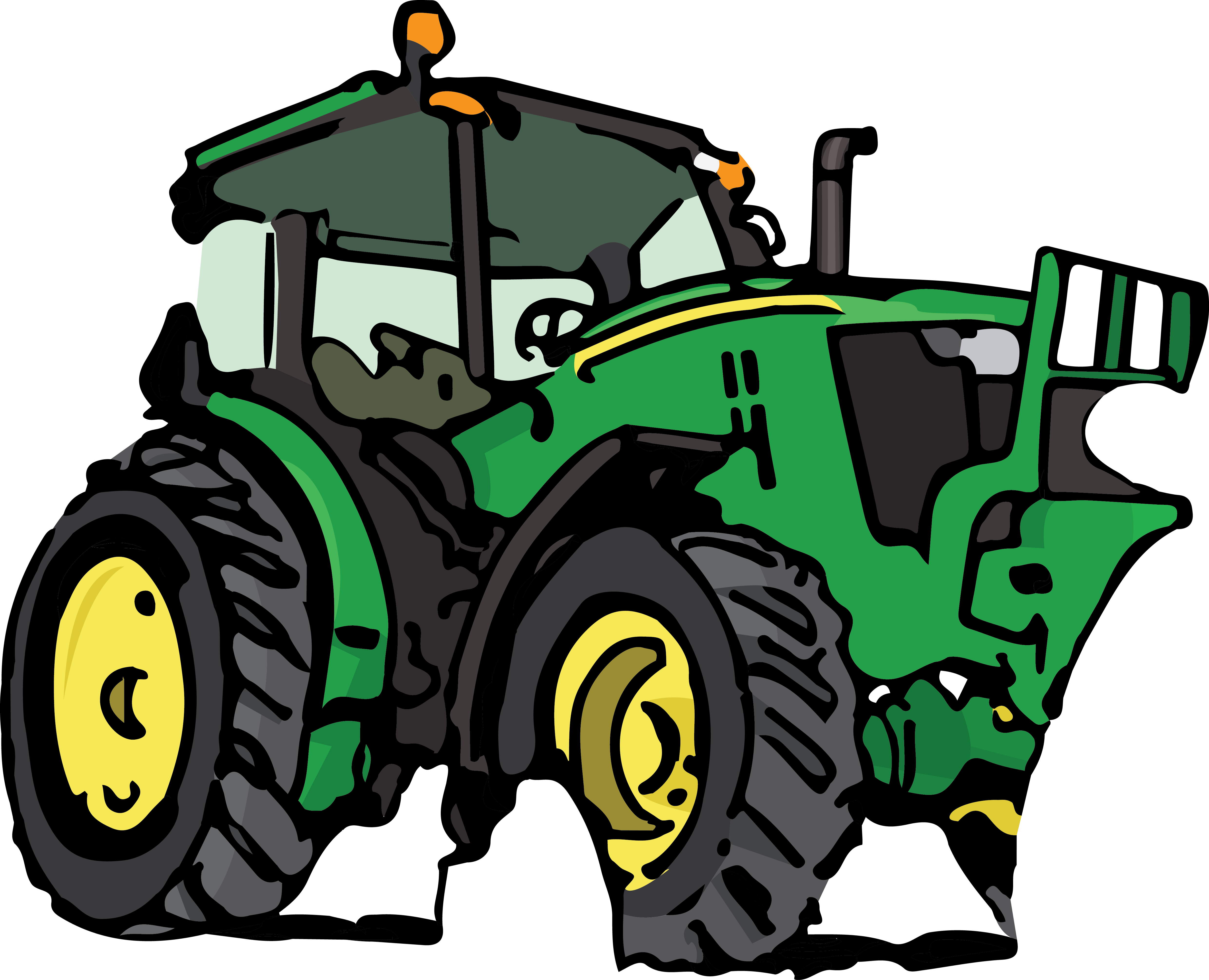 Tractor Clipart (4962x4024), Png Download