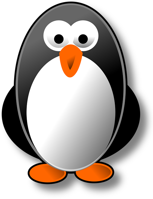 Adã©lie Penguin Clipart (546x720), Png Download